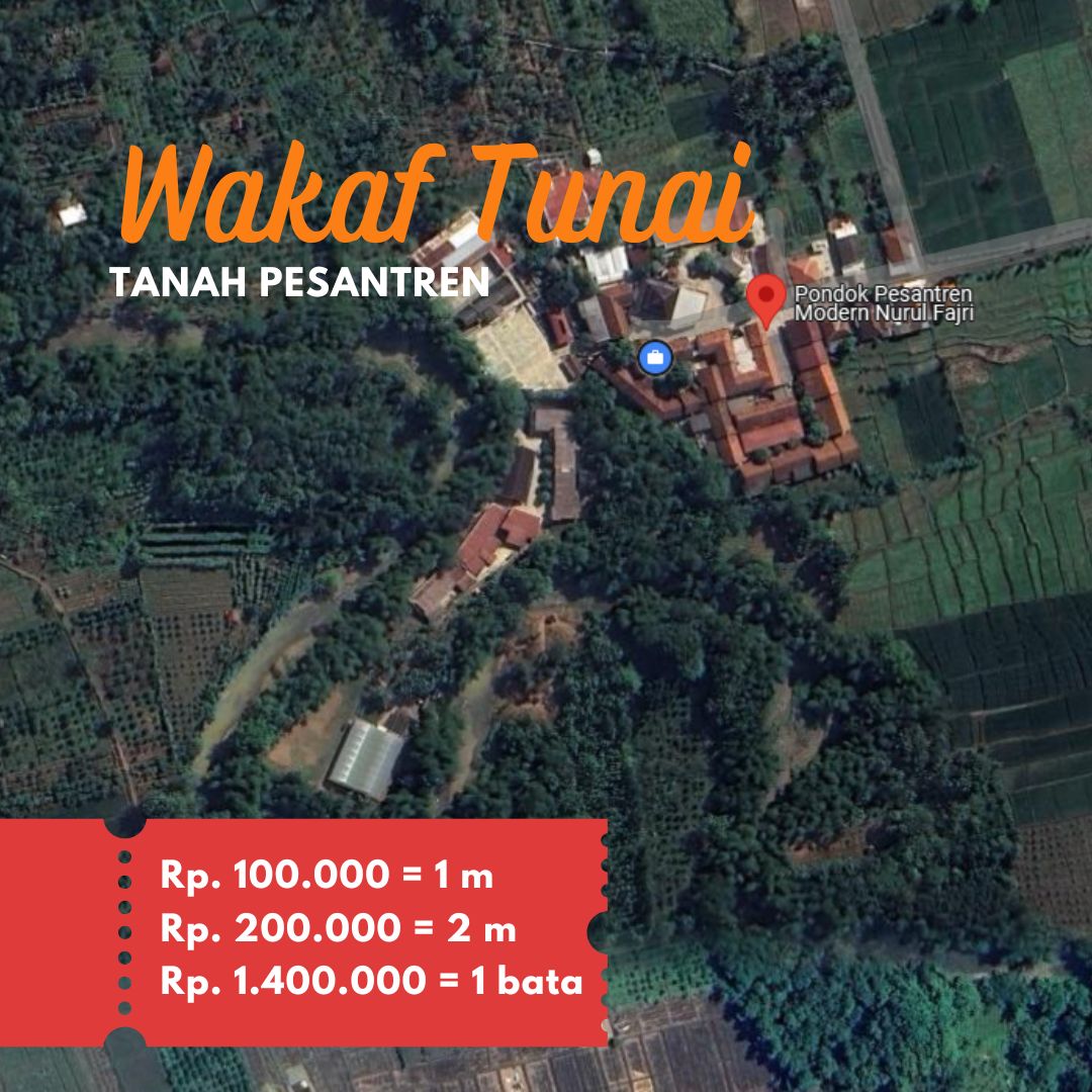 Wakaf Tunai Tanah Pesantren